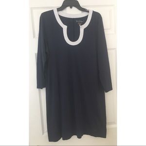 Lilly Pulitzer Navy and White Marlina Dress